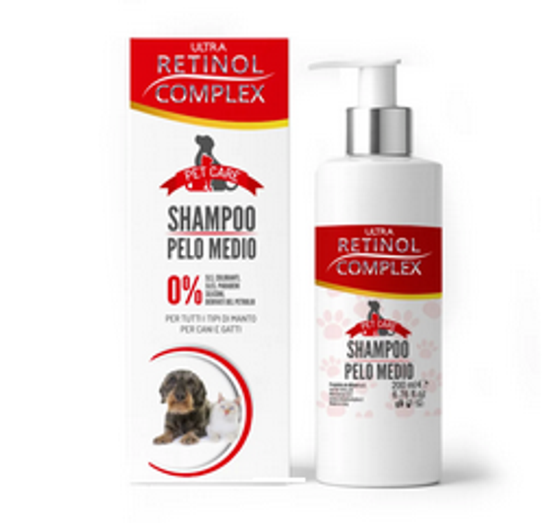 Champú para Perros y Gatos de Pelo Medio – 200 ml
